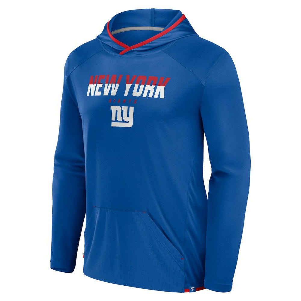 New York Giants Transitional Defender Hoodie Long Sleeve T-Shirt - Royal Hoodies