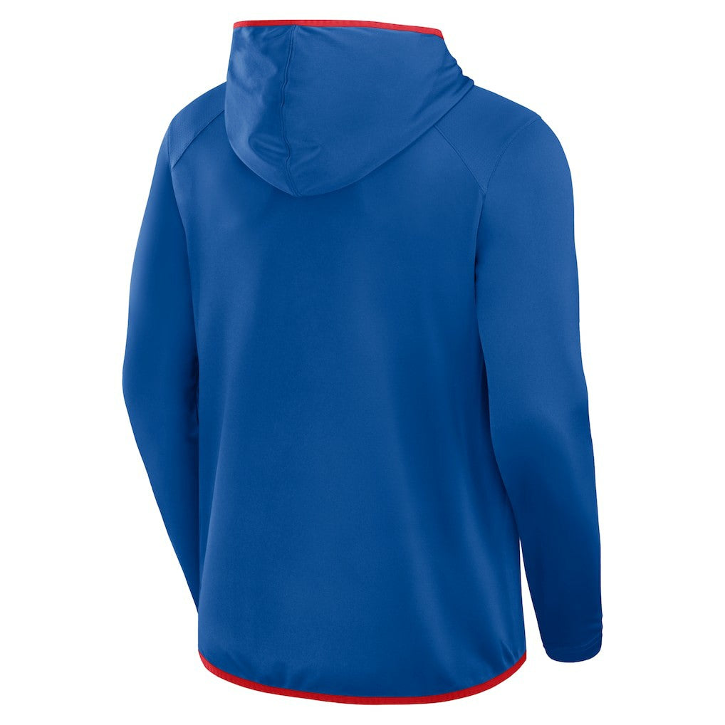 New York Giants Transitional Defender Hoodie Long Sleeve T-Shirt - Royal Hoodies