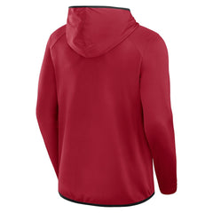 San Francisco 49ers Transitional Defender Hoodie Long Sleeve T-Shirt - Scarlet Hoodies