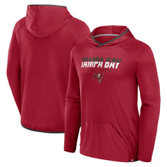 Tampa Bay Buccaneers Transitional Defender Hoodie Long Sleeve T-Shirt - Red Hoodies