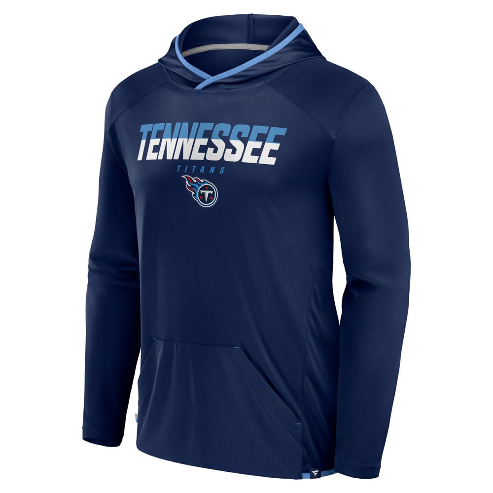 Tennessee Titans Transitional Defender Hoodie Long Sleeve T-Shirt - Navy Hoodies