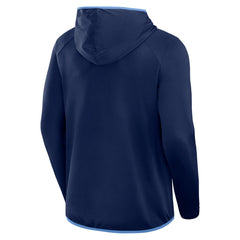Tennessee Titans Transitional Defender Hoodie Long Sleeve T-Shirt - Navy Hoodies