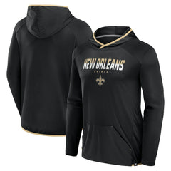 New Orleans Saints Transitional Defender Hoodie Long Sleeve T-Shirt - Black Hoodies