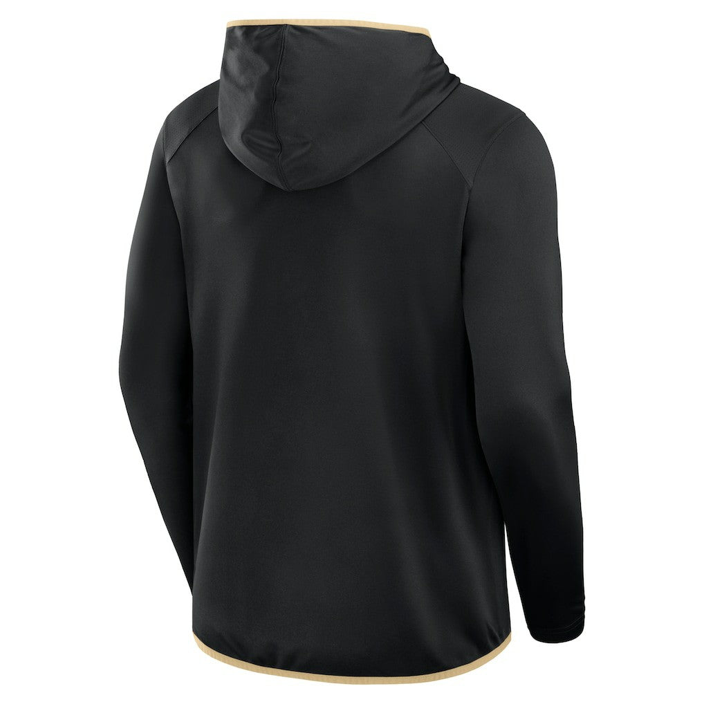 New Orleans Saints Transitional Defender Hoodie Long Sleeve T-Shirt - Black Hoodies