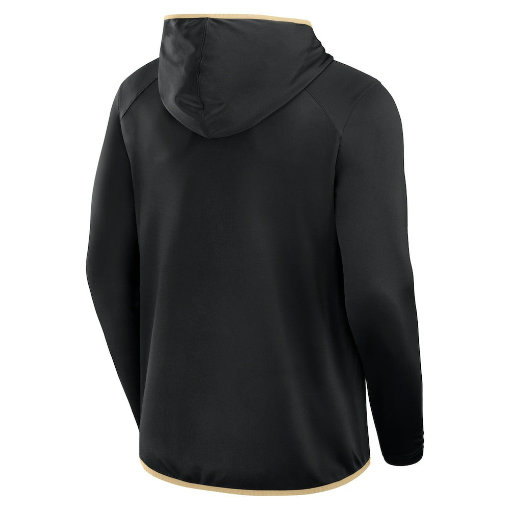 New Orleans Saints Transitional Defender Hoodie Long Sleeve T-Shirt - Black Hoodies
