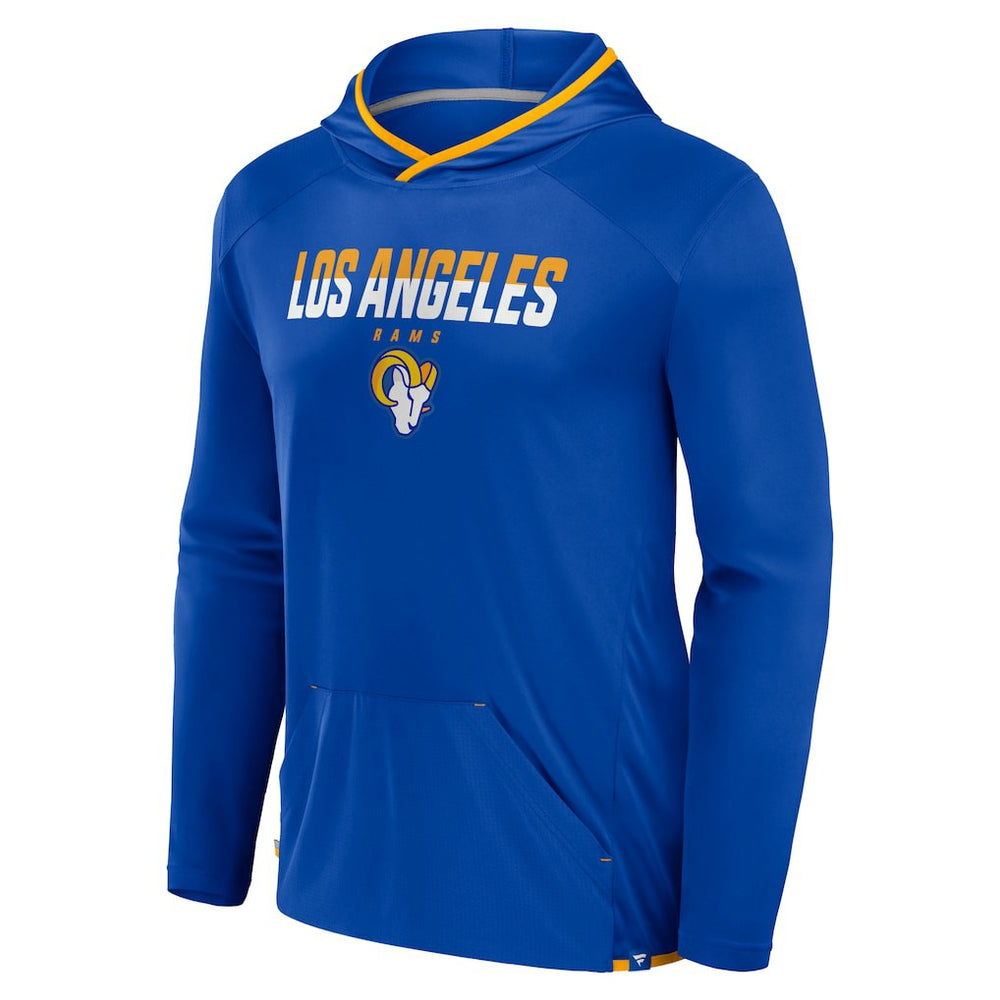 Los Angeles Rams Transitional Defender Hoodie Long Sleeve T-Shirt - Royal Hoodies