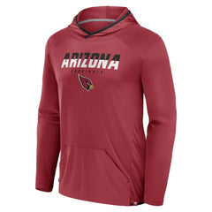 Arizona Cardinals Transitional Defender Hoodie Long Sleeve T-Shirt - Cardinal Hoodies