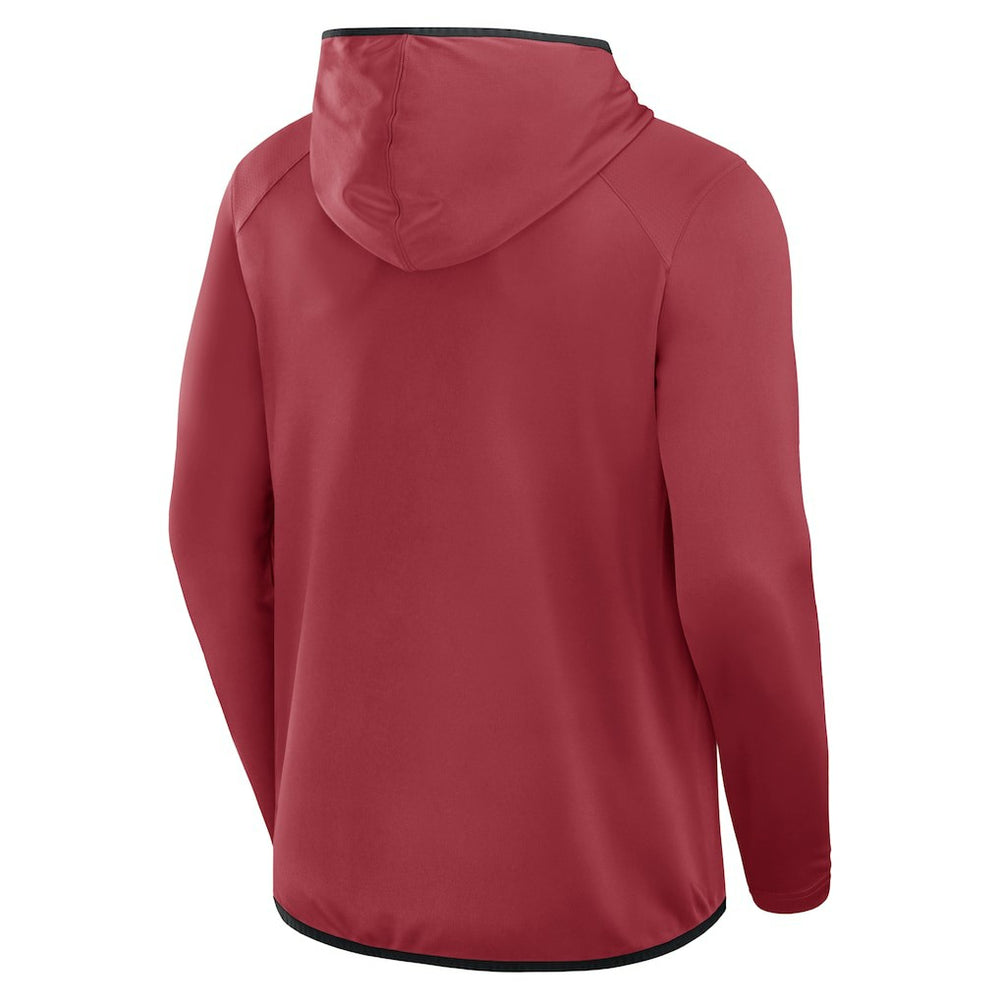 Arizona Cardinals Transitional Defender Hoodie Long Sleeve T-Shirt - Cardinal Hoodies