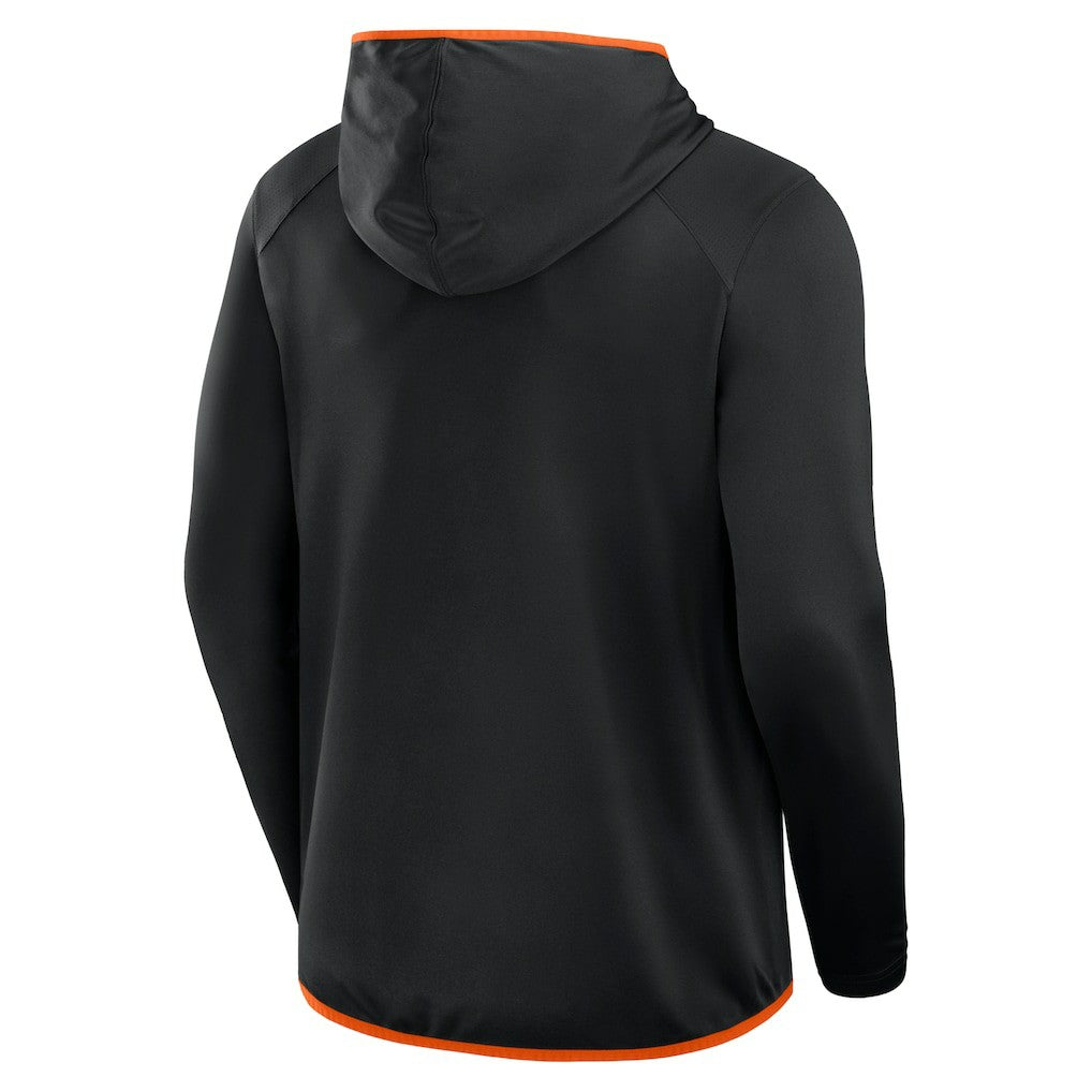 Cincinnati Bengals Transitional Defender Hoodie Long Sleeve T-Shirt - Black Hoodies