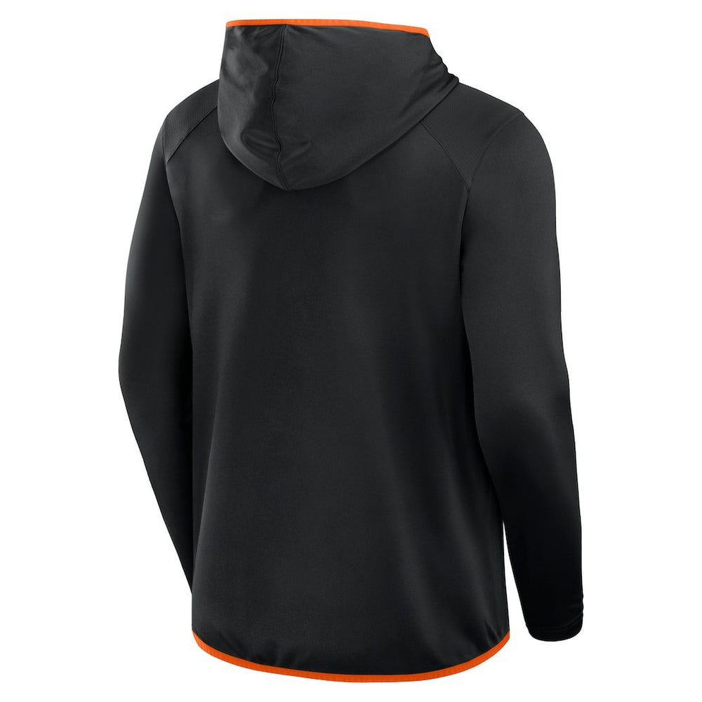 Cincinnati Bengals Transitional Defender Hoodie Long Sleeve T-Shirt - Black Hoodies