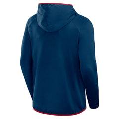 Houston Texans Transitional Defender Hoodie Long Sleeve T-Shirt - Navy Hoodies