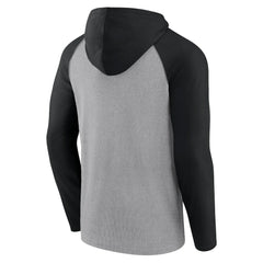 New Orleans Saints Under Center Long Sleeve Hoodie T-Shirt - Gray/Black Hoodies