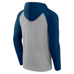 Houston Texans Under Center Long Sleeve Hoodie T-Shirt - Gray/Navy Hoodies