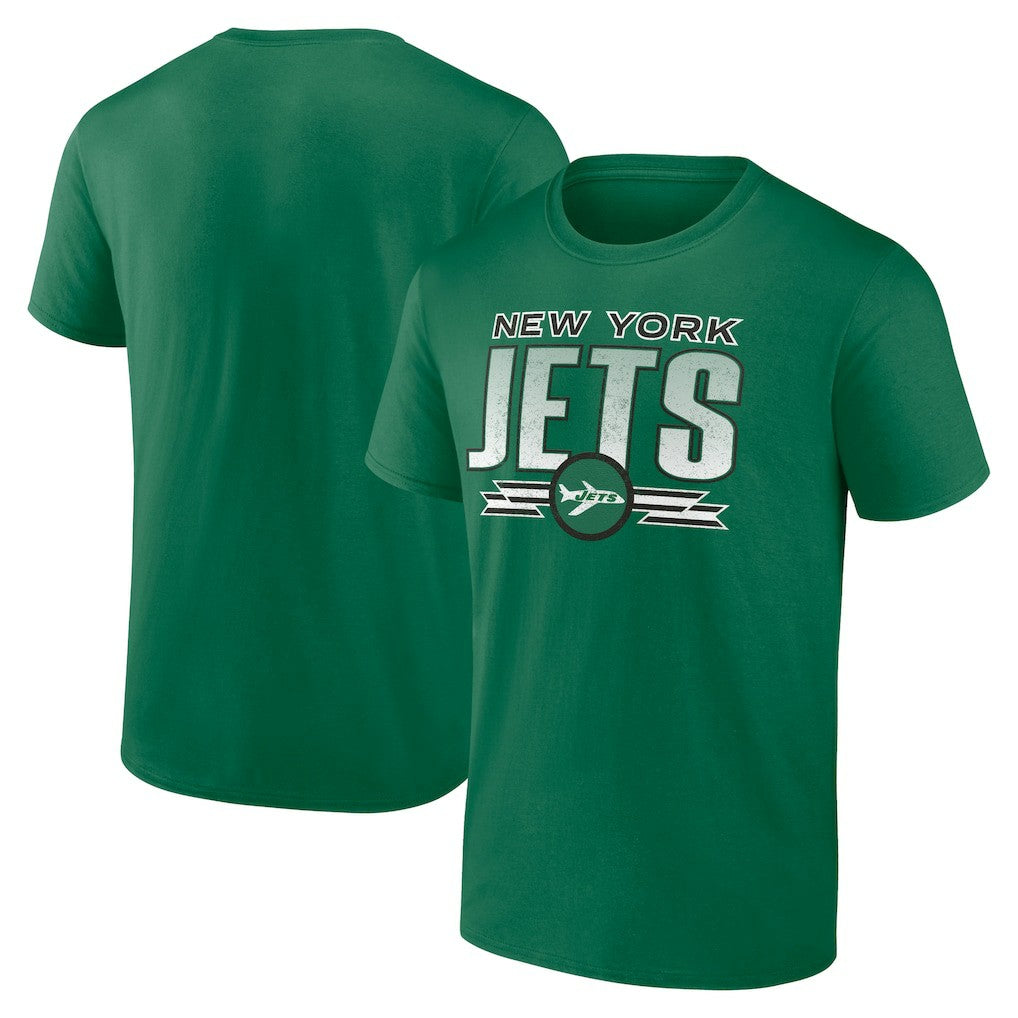 New York Jets Fading Out T-Shirt - Kelly Green T-shirts