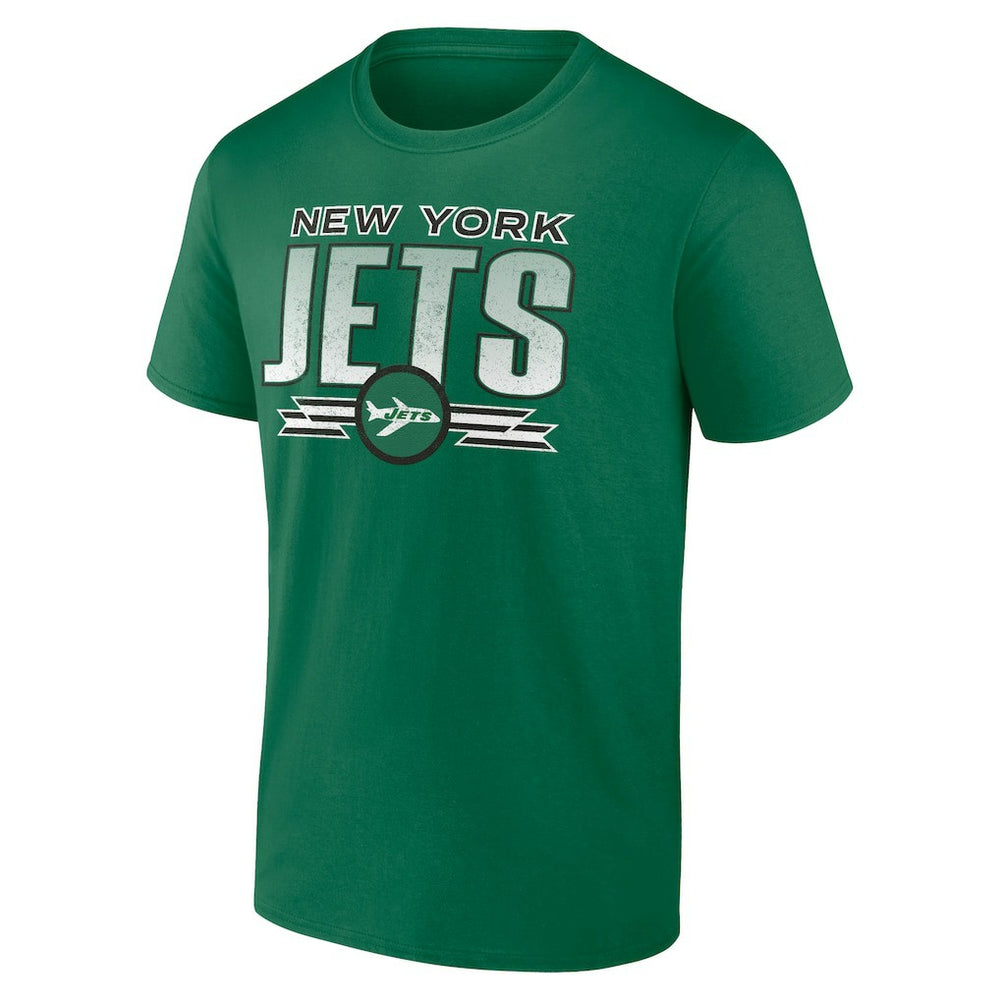 New York Jets Fading Out T-Shirt - Kelly Green T-shirts