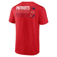 New England Patriots Repeat Stats T-Shirt - Red T-shirts
