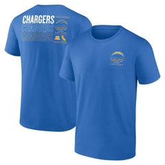 Los Angeles Chargers Repeat Stats T-Shirt - Powder Blue T-shirts