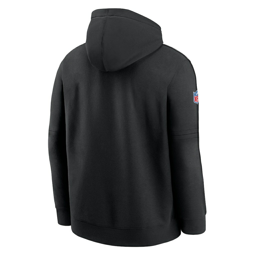 Las Vegas Raiders 2024 NFL Crucial Catch Club Pullover Hoodie - Black Hoodies