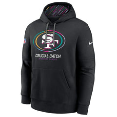 San Francisco 49ers 2024 NFL Crucial Catch Big & Tall Club Pullover Hoodie - Black Hoodies