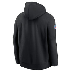 San Francisco 49ers 2024 NFL Crucial Catch Big & Tall Club Pullover Hoodie - Black Hoodies