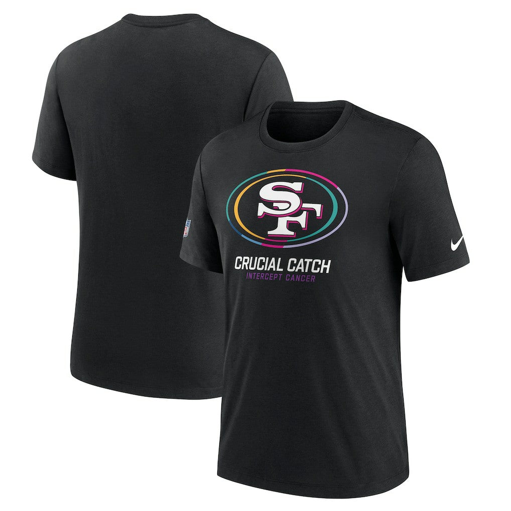 San Francisco 49ers 2024 NFL Crucial Catch Big & Tall T-Shirt - Black T-shirts