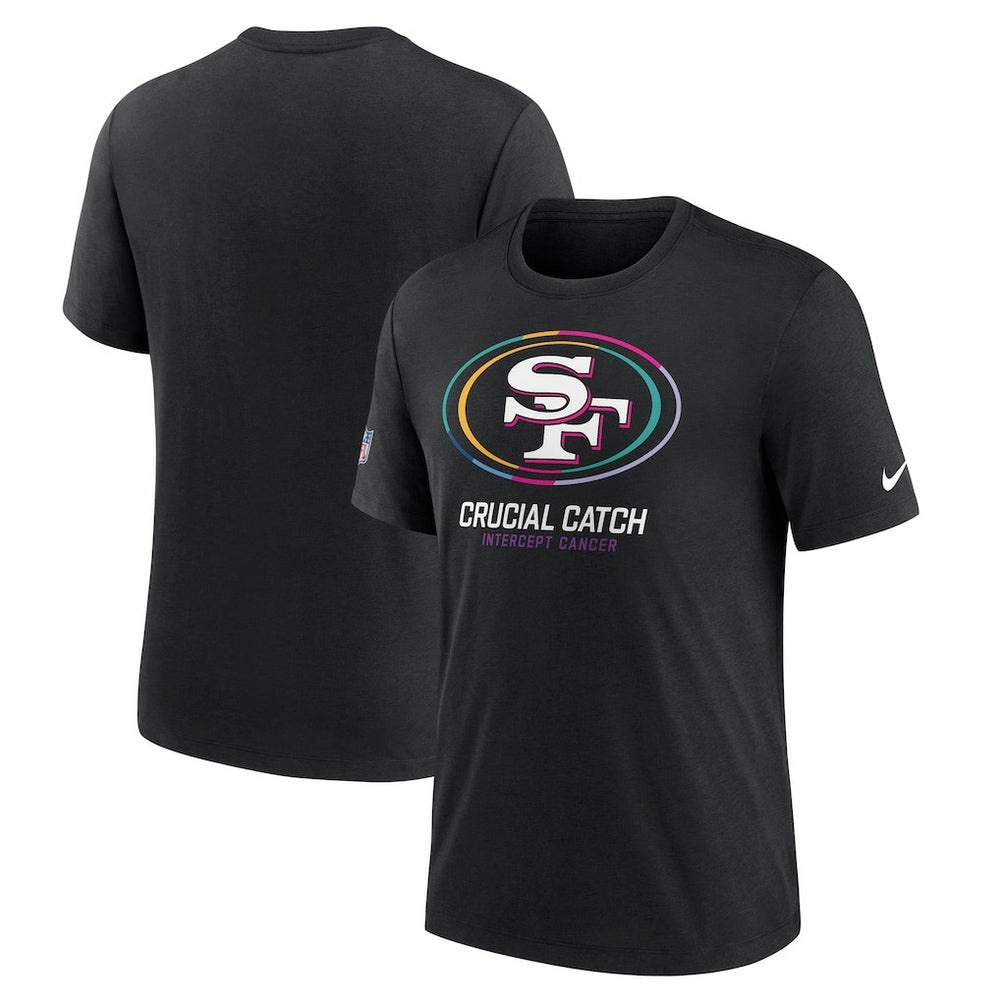 San Francisco 49ers 2024 NFL Crucial Catch Big & Tall T-Shirt - Black T-shirts