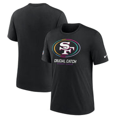 San Francisco 49ers 2024 NFL Crucial Catch Big & Tall T-Shirt - Black T-shirts