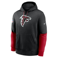 Atlanta Falcons 2024 Sideline Club Pullover Hoodie - Black Hoodies