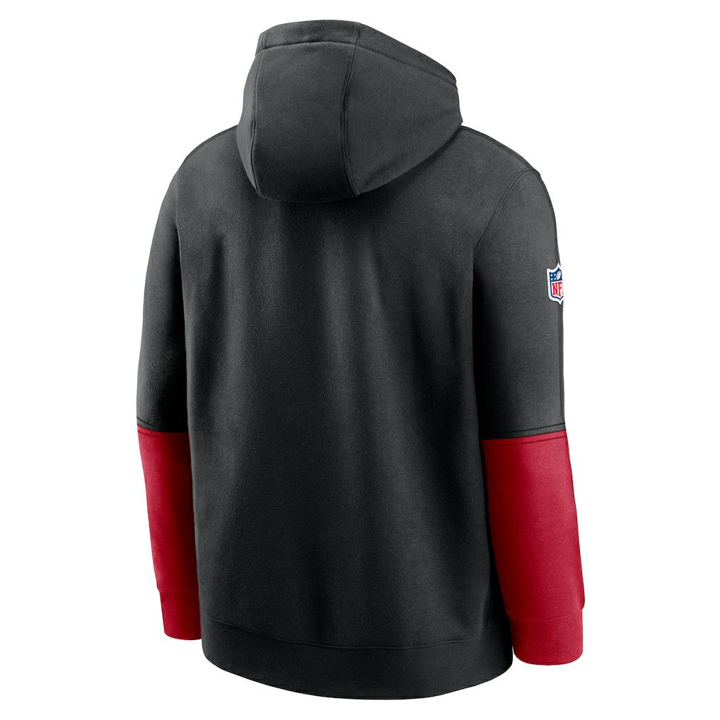 Atlanta Falcons 2024 Sideline Club Pullover Hoodie - Black Hoodies