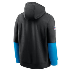 Carolina Panthers 2024 Sideline Club Pullover Hoodie - Black Hoodies