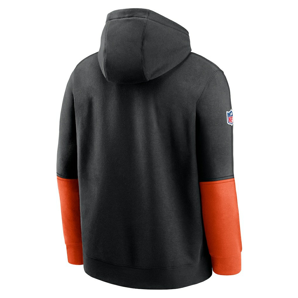 Cincinnati Bengals 2024 Sideline Club Pullover Hoodie - Black Hoodies