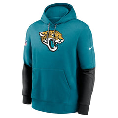 Jacksonville Jaguars 2024 Sideline Club Pullover Hoodie - Teal Hoodies