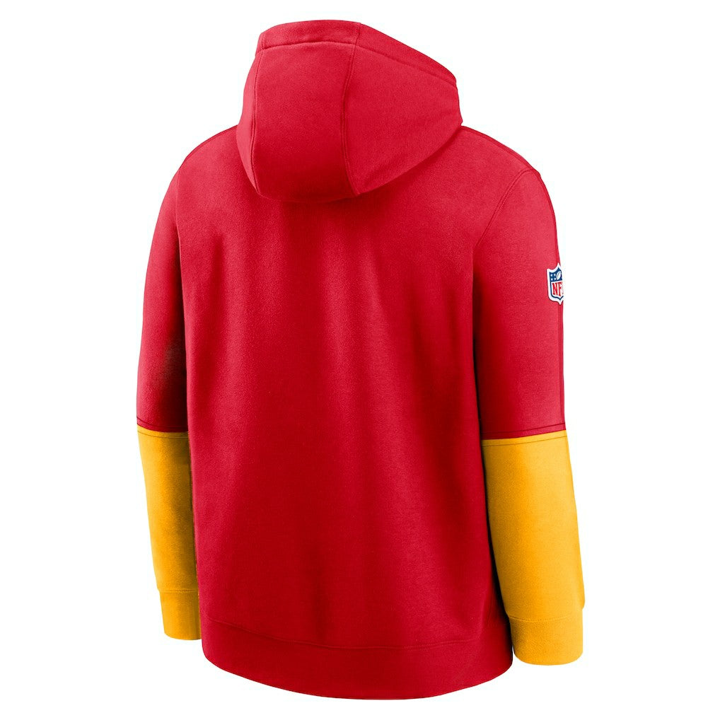Kansas City Chiefs 2024 Sideline Club Pullover Hoodie - Red Hoodies