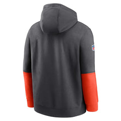 Cleveland Browns 2024 Sideline Club Pullover Hoodie - Anthracite Hoodies