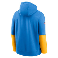 Los Angeles Chargers 2024 Sideline Club Pullover Hoodie - Powder Blue Hoodies