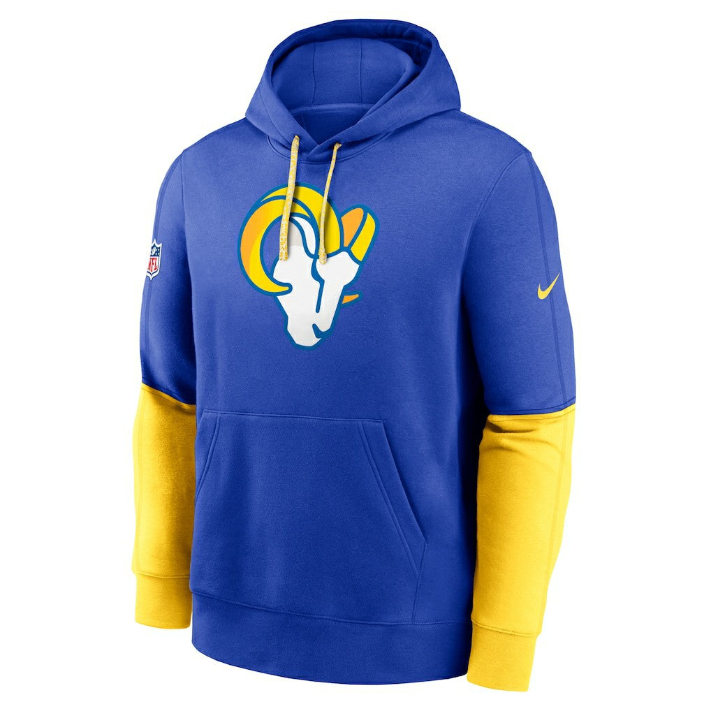 Los Angeles Rams 2024 Sideline Club Pullover Hoodie - Royal Hoodies