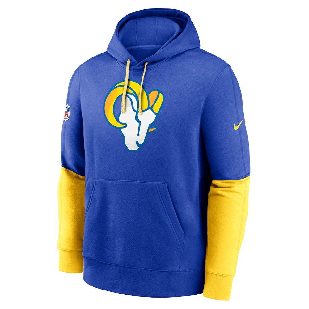 Los Angeles Rams 2024 Sideline Club Pullover Hoodie - Royal Hoodies
