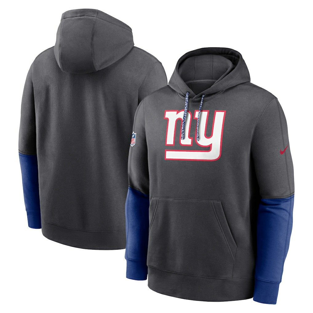 New York Giants 2024 Sideline Club Pullover Hoodie - Anthracite Hoodies
