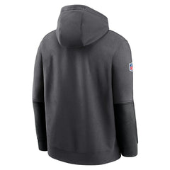 New Orleans Saints 2024 Sideline Club Pullover Hoodie - Anthracite Hoodies