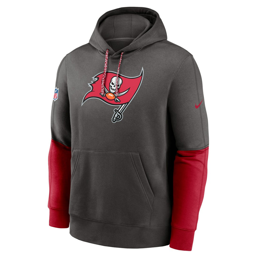 Tampa Bay Buccaneers 2024 Sideline Club Pullover Hoodie - Pewter Hoodies