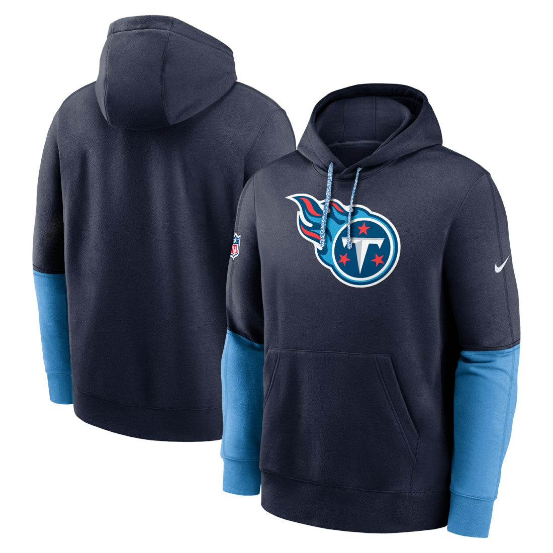 Tennessee Titans 2024 Sideline Club Pullover Hoodie - Navy Hoodies