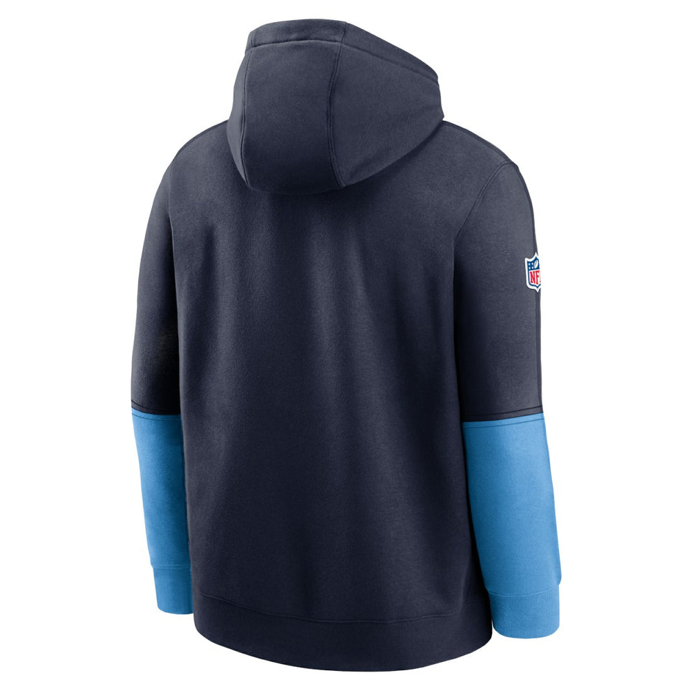 Tennessee Titans 2024 Sideline Club Pullover Hoodie - Navy Hoodies