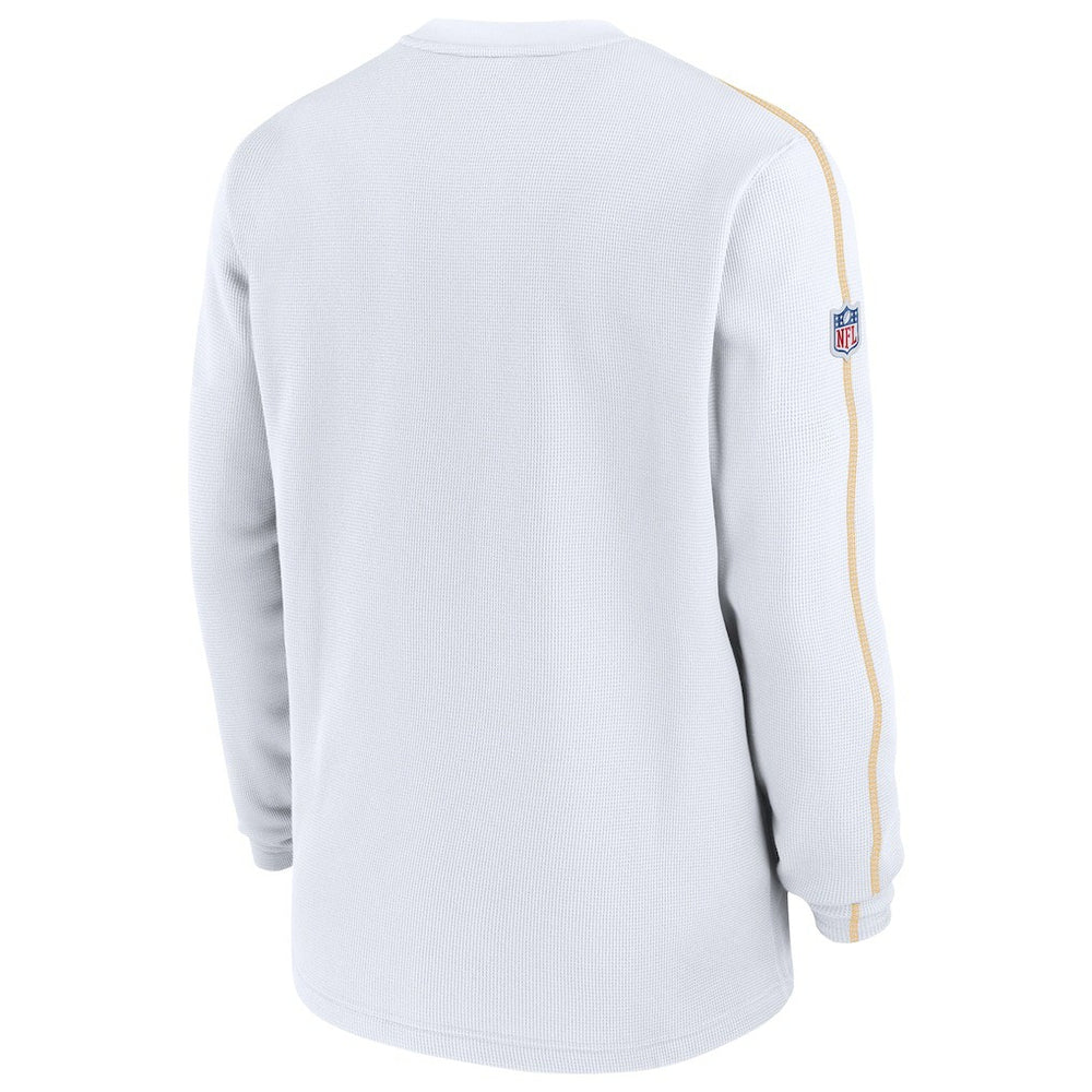 Kansas City Chiefs 2024 Sideline Coaches Long Sleeve Top - Red Tops