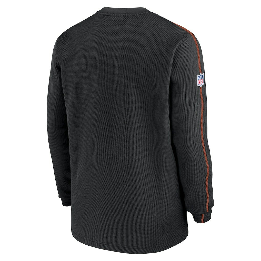 Cincinnati Bengals 2024 Sideline Coaches Long Sleeve Top - Black Tops