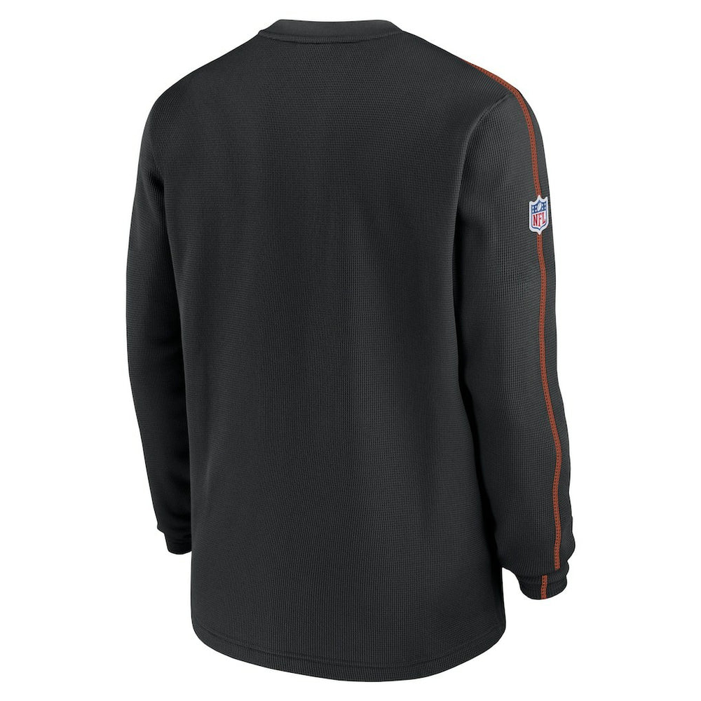 Cincinnati Bengals 2024 Sideline Coaches Long Sleeve Top - Black Tops