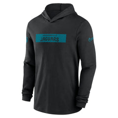 Jacksonville Jaguars 2024/25 Sideline Performance Long Sleeve Hoodie T-Shirt - Black Hoodies