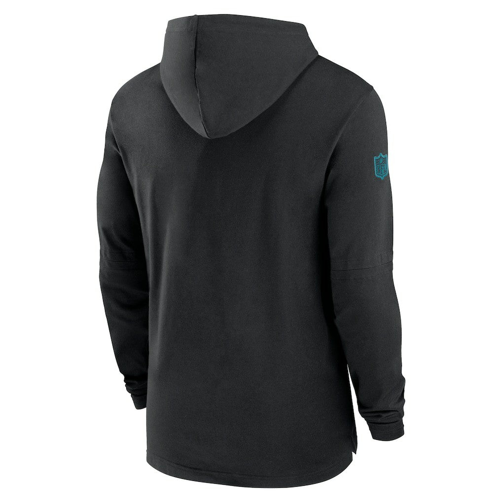 Jacksonville Jaguars 2024/25 Sideline Performance Long Sleeve Hoodie T-Shirt - Black Hoodies