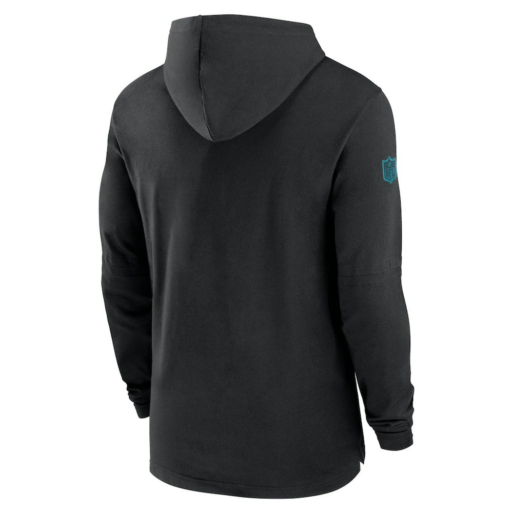 Jacksonville Jaguars 2024/25 Sideline Performance Long Sleeve Hoodie T-Shirt - Black Hoodies