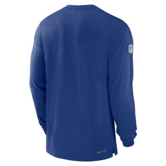 New York Giants Sideline Player Performance Long Sleeve T-Shirt - Royal T-shirts