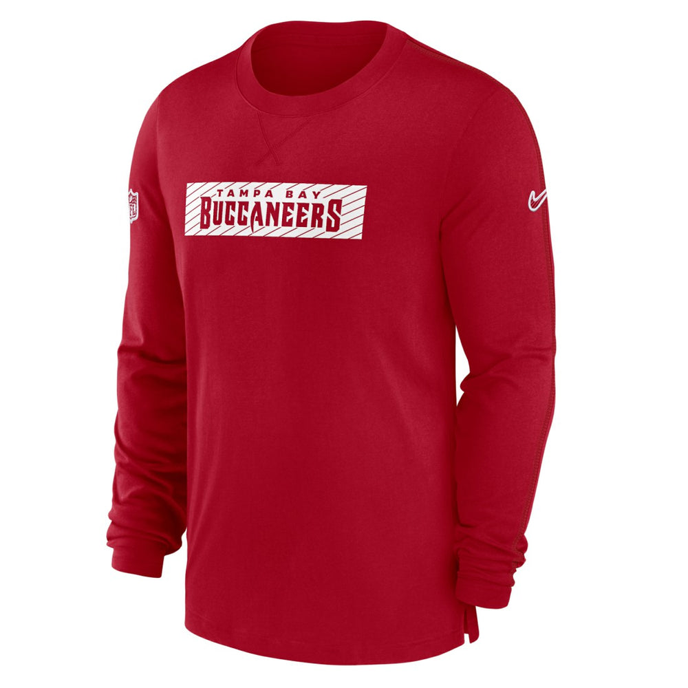 Tampa Bay Buccaneers Sideline Player Performance Long Sleeve T-Shirt - Red T-shirts